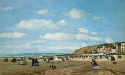 The Beach at Trouville, 1863